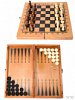 ИГРА НАСТОЛЬНАЯ 3 В 1 НАРДЫ/ШАХМАТЫ/ШАШКИ 15*30СМ