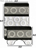 КОМПЛЕКТ 2 КОВРИКА 50*80СМ LCADESI LEMIS