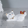 ФИГУРКА КОШКА С БАБОЧКОЙ 11СМ