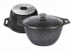 КАСТРЮЛЯ 2,0Л АП СТЕКЛ КРЫШКА MARBLE INDUCTION